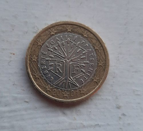 Moneda 1 euro 2001 RF