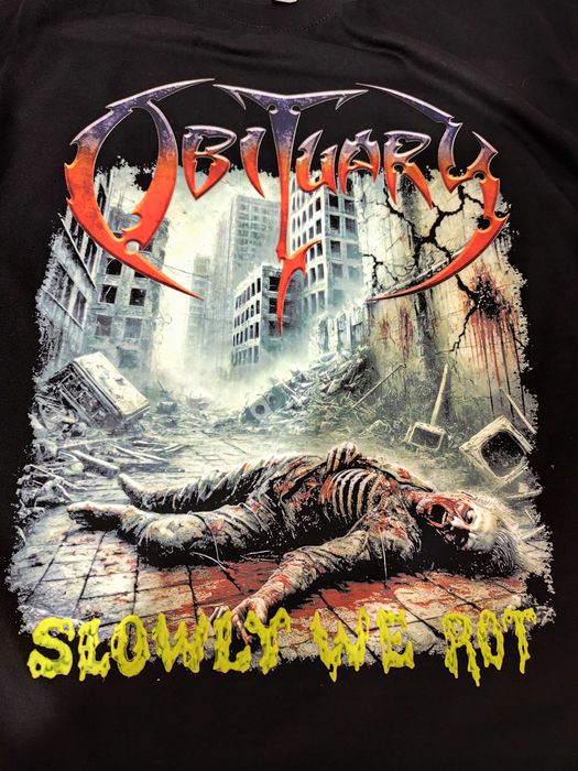 Тениска Obituary - Slowly We Rot, Размер XL, чисто нова