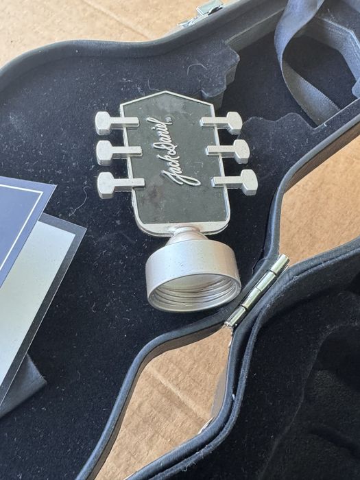 Кожен калъф за бутилка Jack Daniels с Guitar Case , калъф за китара