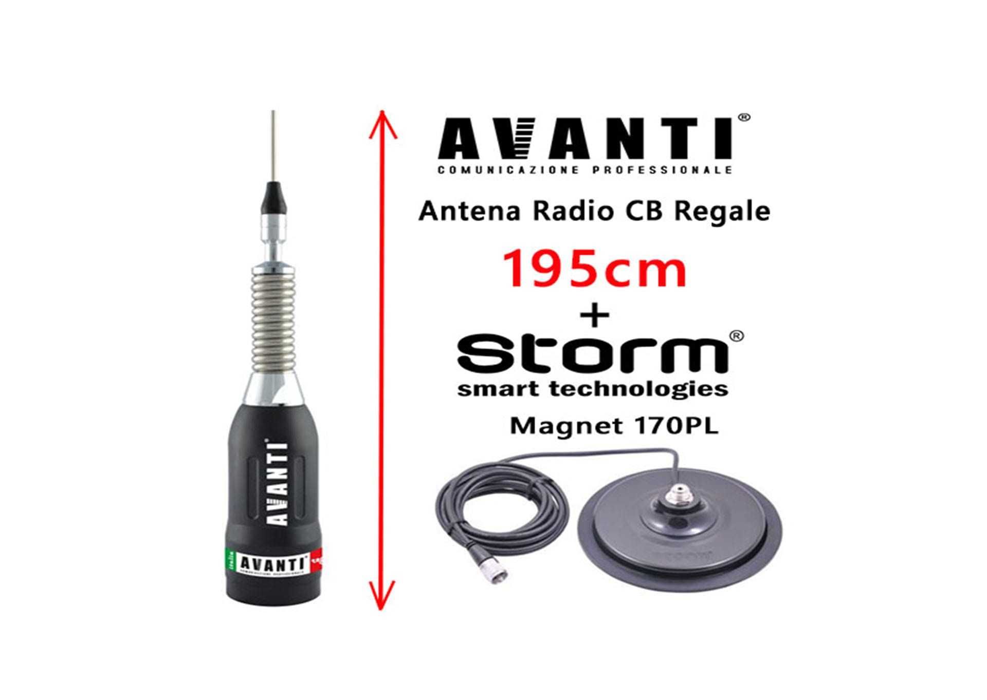 Antena Inalta Avanti Regale Plus 210cm Forza 7 si Magnet Storm 170PL