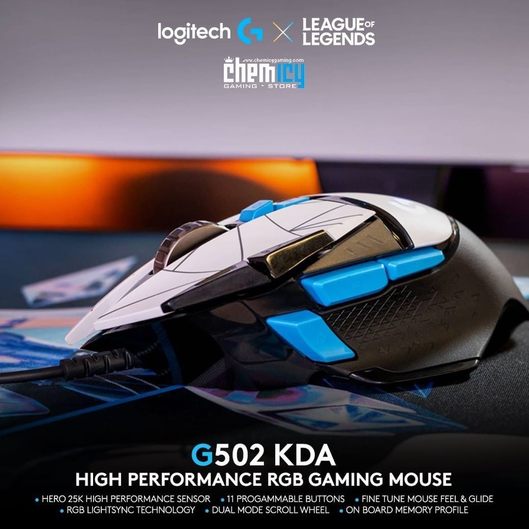 Оригинал! Logitech G502 KDA League/Legends Проводная мышка/мышь