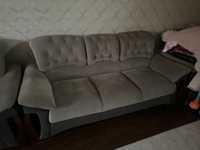 Продам диван с креслами  производство Корея  отличное состояние