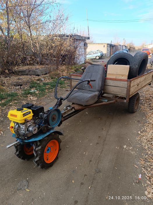 Продам мотоблок с прицепом