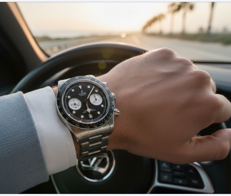 Ceas Tudor BB chrono reverse panda nu Rolex breitling omega panerai