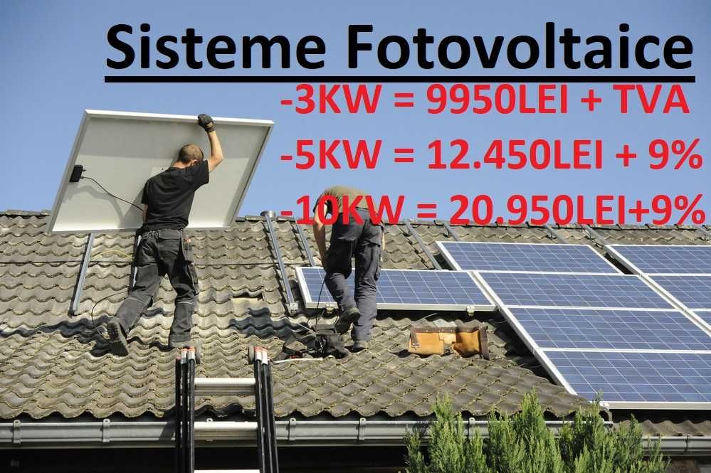 Sisteme Fotovoltaice  3 kw 5 kw 6kw 10 kw - Cost Accesibil + Rate