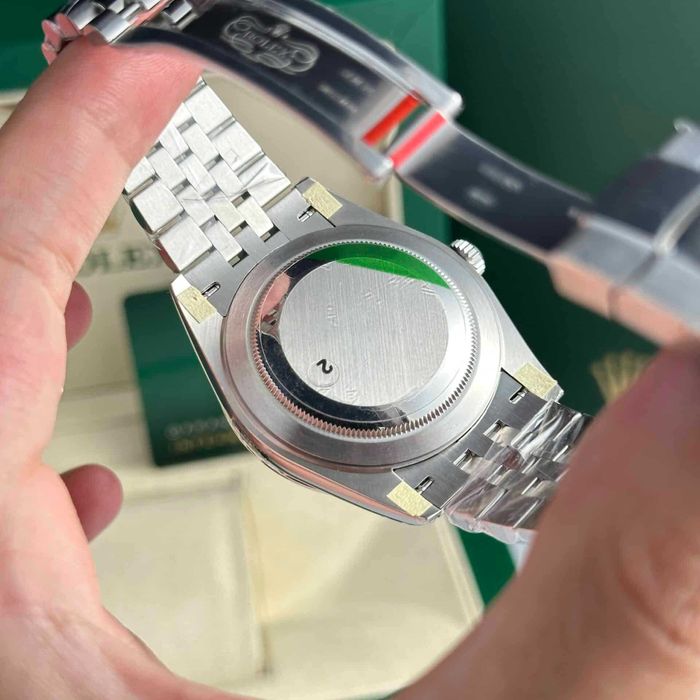 rolex datejust 41mm jubilee wimbledon сребро