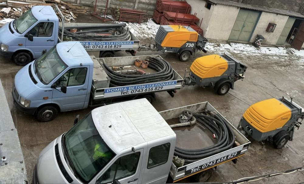 Inchiriez pompa staționara pt beton Putzmeister