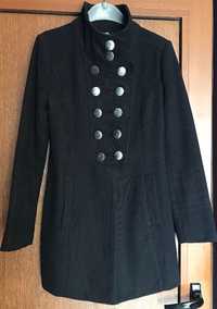 Палто, черно с копчета