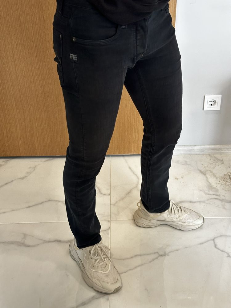 Черни дънки G-Star Raw slim fit