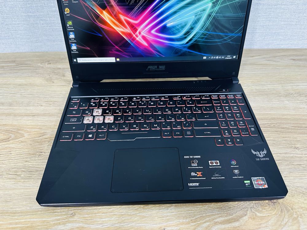ASUS TUF Ryzen 5-8 Ядерный с GTX1650-4 ГБ в Топовой комплектации