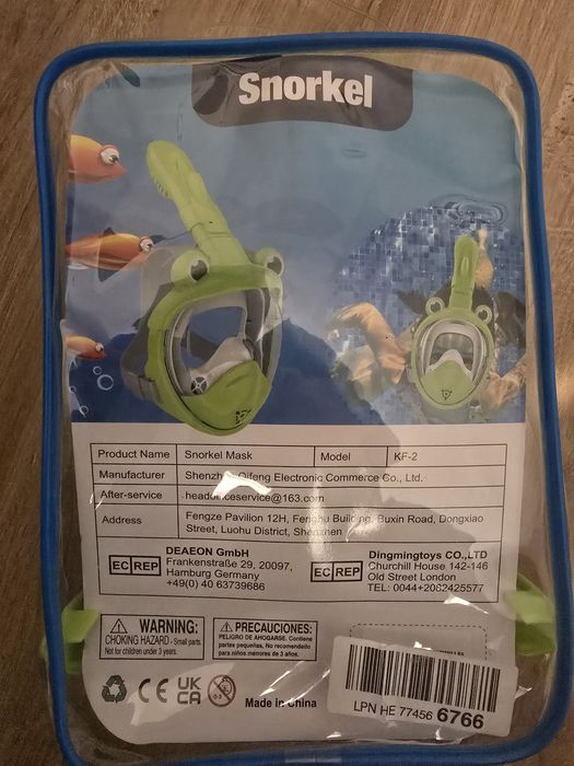 Mască de scufundare pentru copii