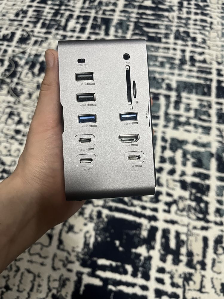 USB HUB, Док-Станция Hagibis U100 для Macbook и других ноутбуков