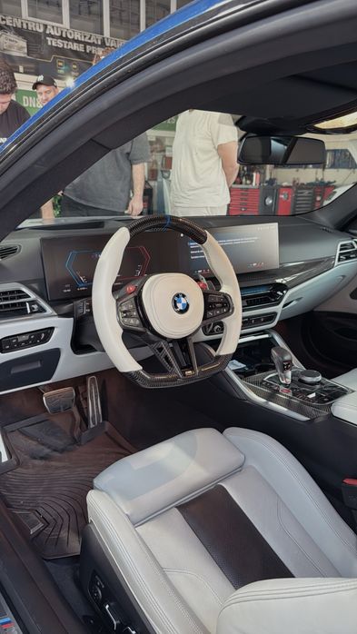 Volan BMW M G facelift LCI carbon alcantara piele M3 M4 M5 G20 G30 X5