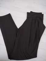 Pantaloni negri dama cu buzunare și pense laterale S
