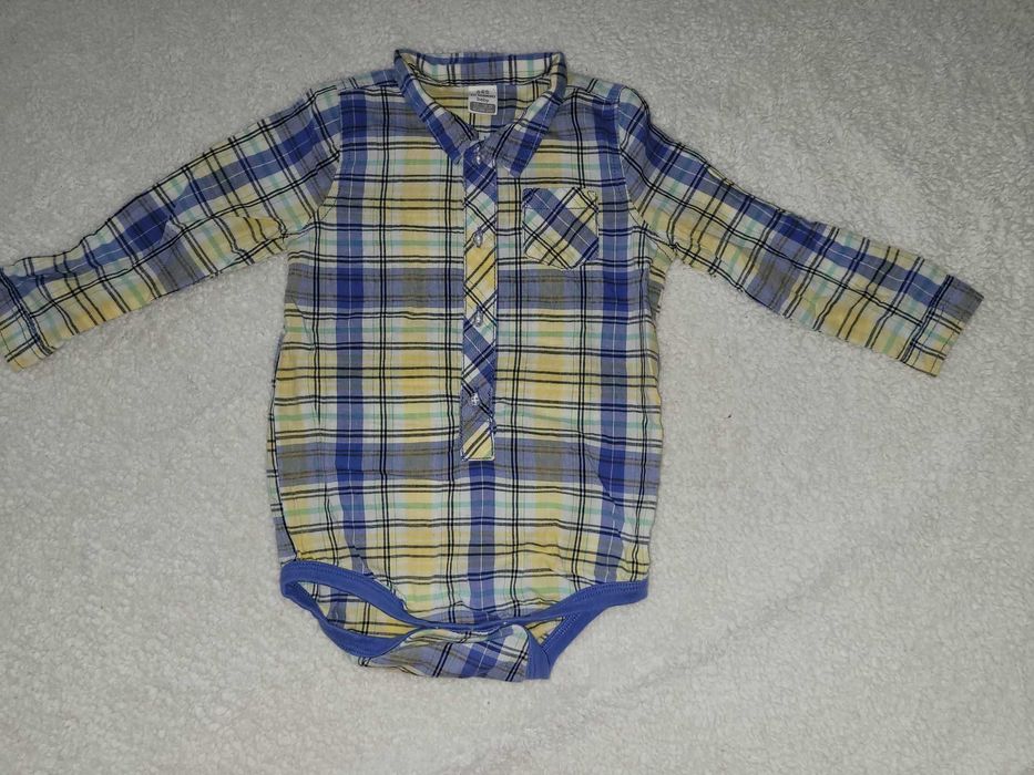 Лот от 9 Бебешки Блузки с Дълъг Ръкав - 12-18м