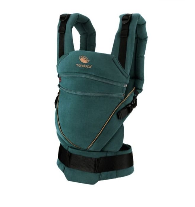 Marsupiu Manduca XT denim si protectie pentru marsupiu BB Junior