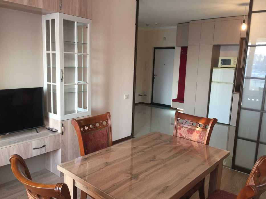 аренда 2 комнатной . квартиры помесячно на долгий срок Ауэзов Сити 2 э