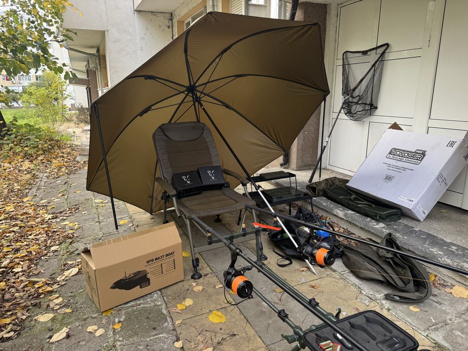 Шаранджийско оборудване плюс лодка, FOX