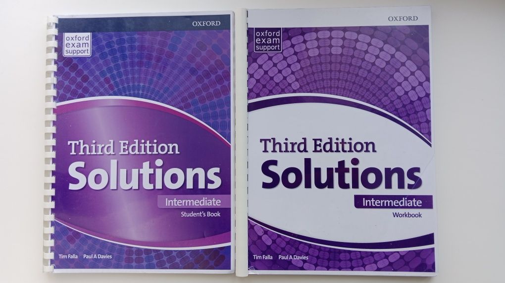 Продам книги Solutions Third Edition Intermediate