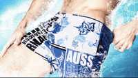 AussieBum Scent Coadt Мъжки Плувни Шорти , цвят Син , размер XL