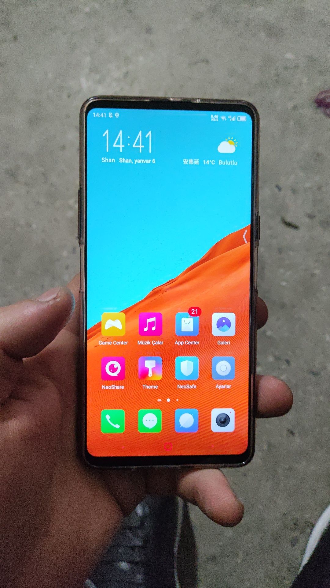 ZTE Nubia x mobil