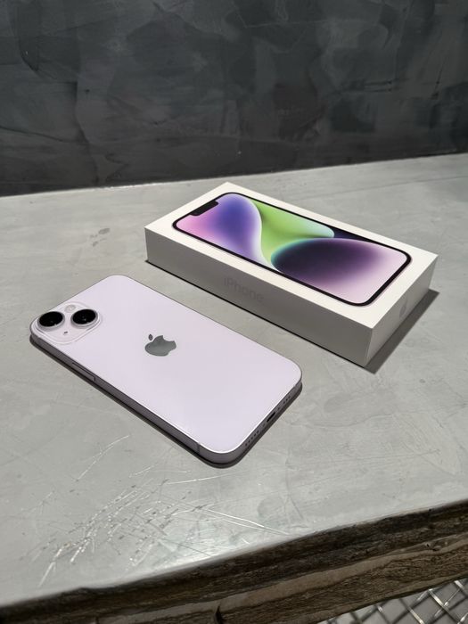 КАТО ЧИСТО НОВ Iphone 14 256 GB Purple