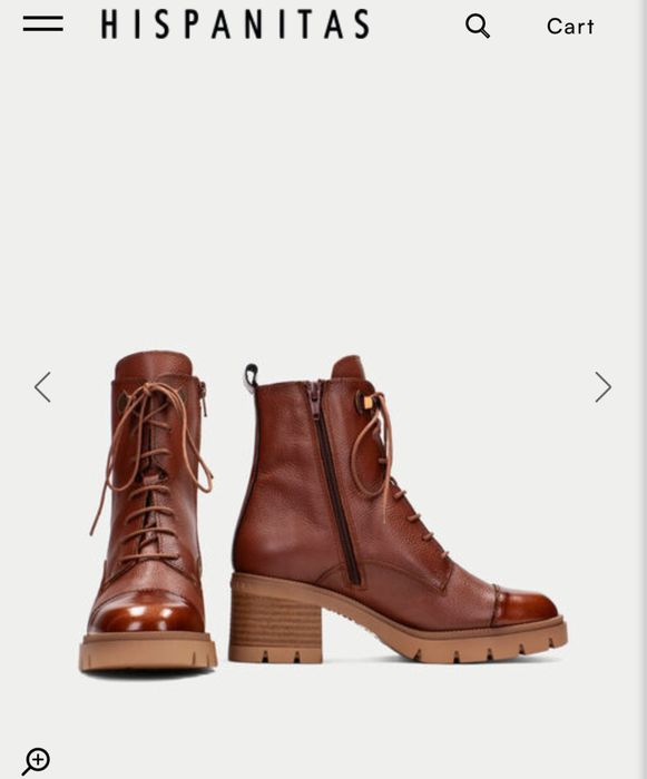 Боти HISPANITAS 39-40 кожени