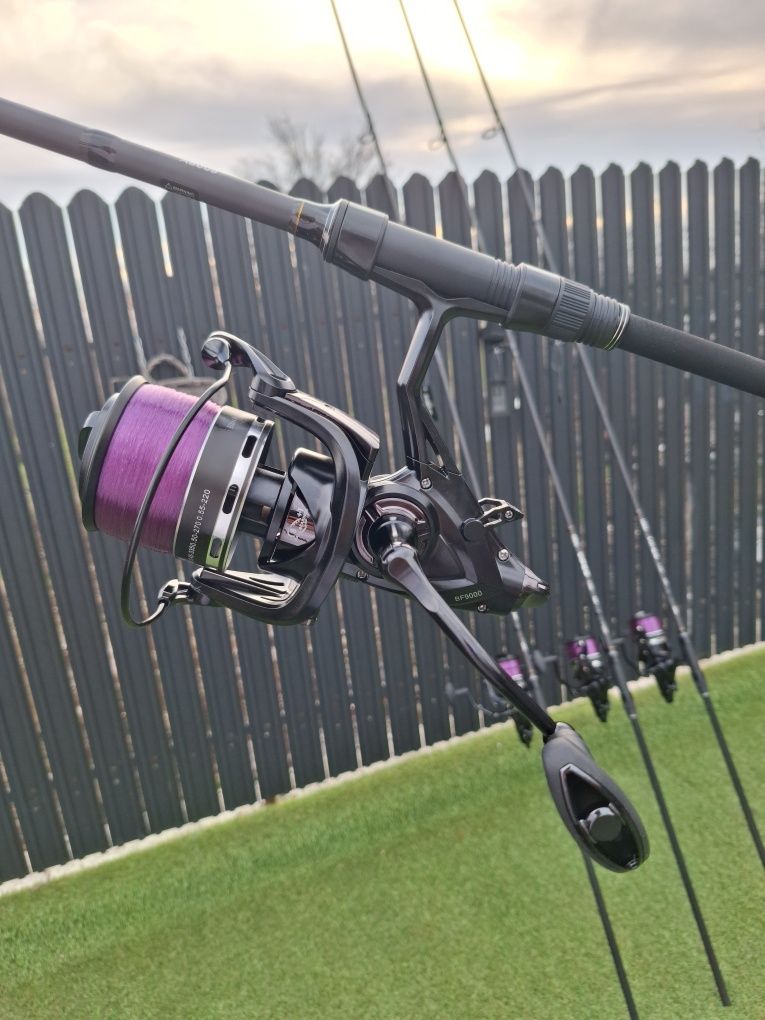 Set 4 Viper 3.6m , 3.5 lbs, 2 seg + 4 Mulinete Black Force 8000