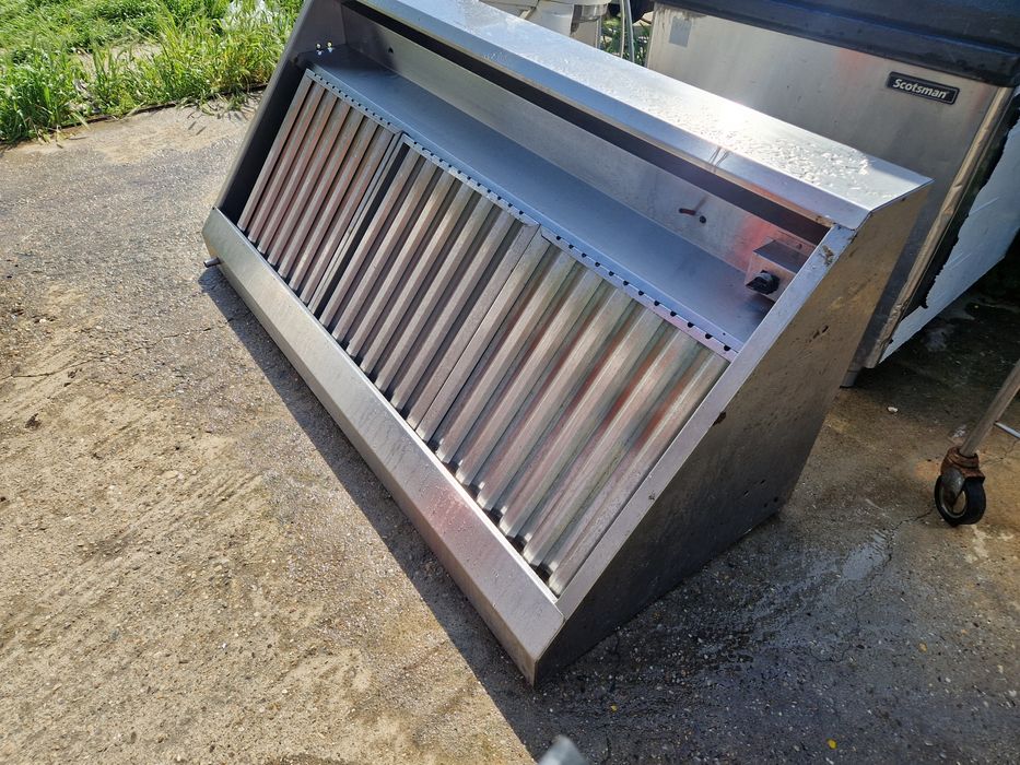 Hota inox gros cu filtre inox, fast food sau restaurant