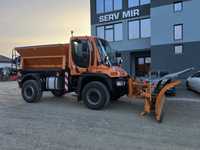 Unimog U500 + lama de zapada Beilhack + Sararita Schmidt 4.4m3