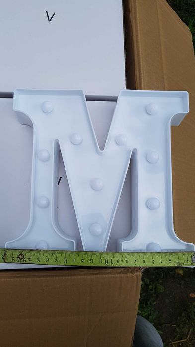 Litere Volumetrice Luminoase Smart Cu Leduri si Telecomanda