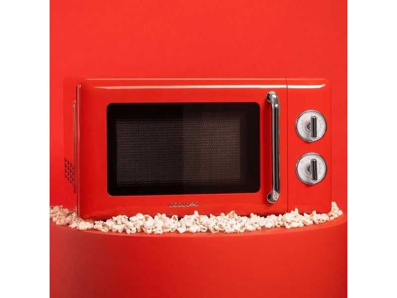 Микровълнова Фурна с Ретро Дизайн Cecotec ProClean 3010 Retro Red, 20L