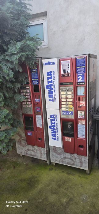 Aparat cafea Saeco stradal cu sisteme de plata incluse