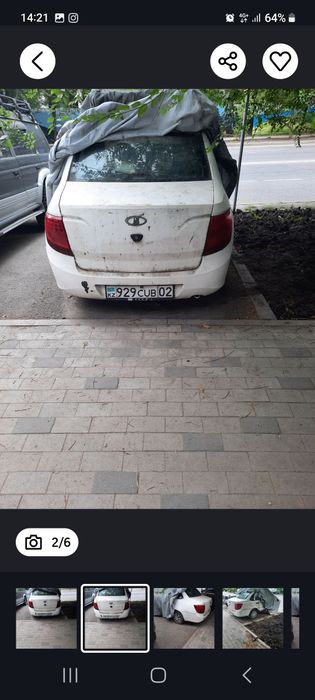 Срочно Продам Автомобиль Лада Гранта в аварийном состоянии не дорого.