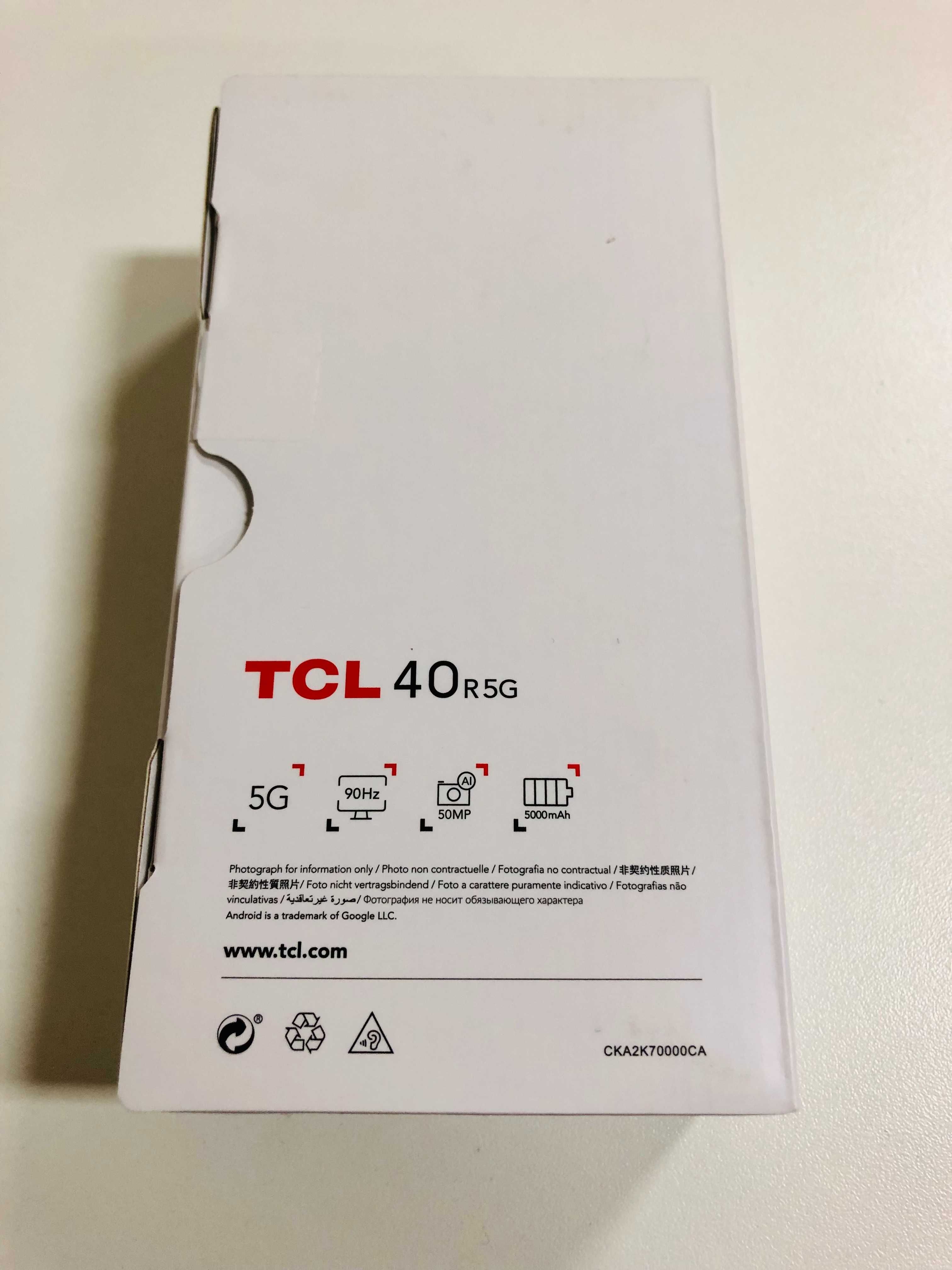 ЧИСТО НОВ !!! TCL 40R 5G, 4GB RAM, 64GB, Starlight Black