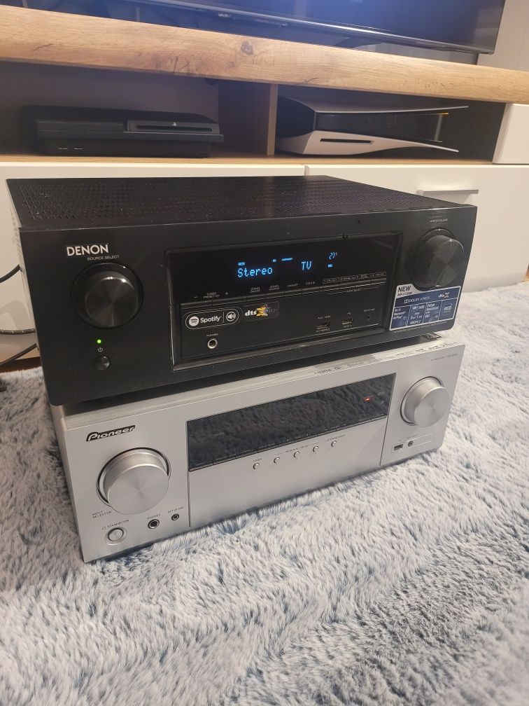 Denon AVR-X1200W 4K 7.2 ресивър с Dolby Atmos и DTS:X – пълен комплект