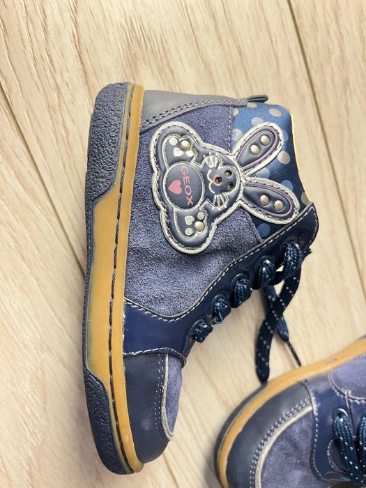 Ghete Geox Respira din piele cu lumini - Noi cu etichetă, mărimea 27