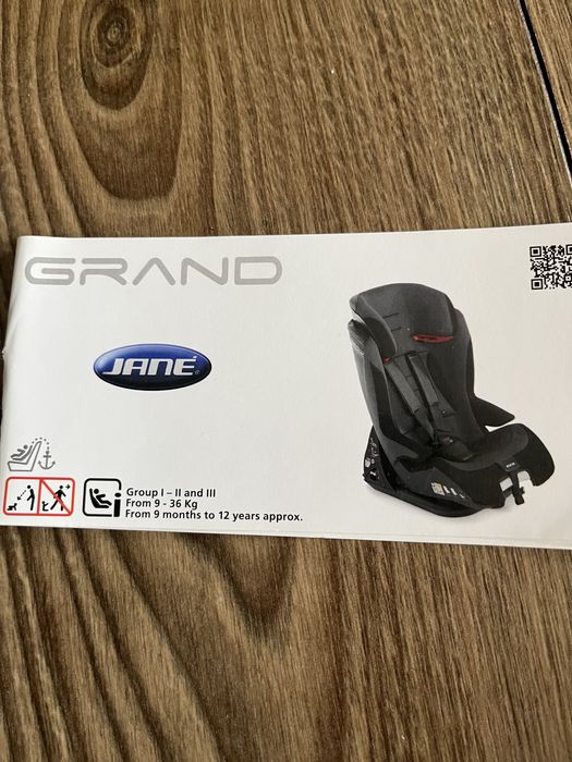 Jane Grand Столче за кола за деца от 9 до 36 кг