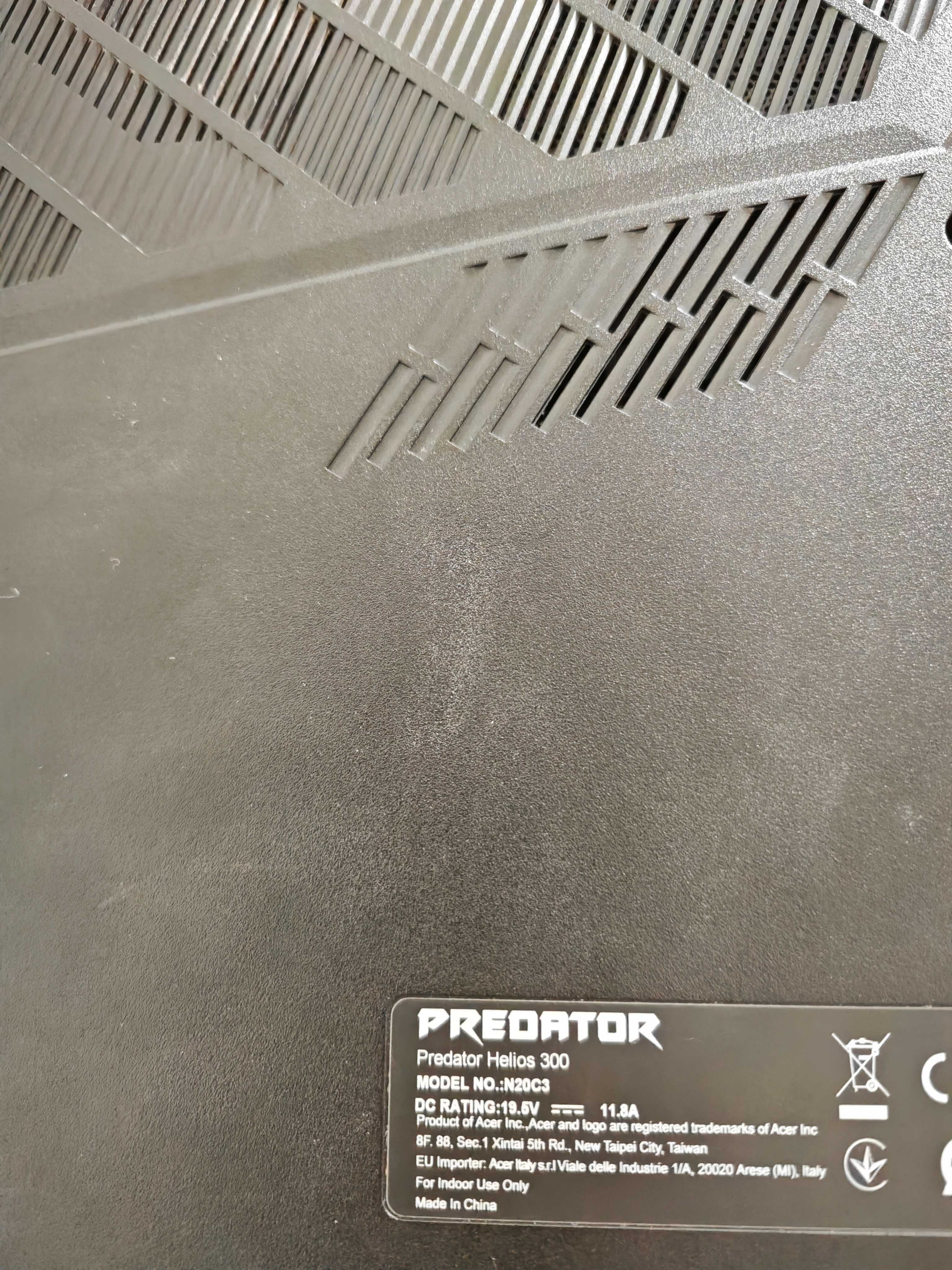 Acer Predator Helios 300 i7-10750H, 16GB RAM, 1TB HDD/500GB SSD
