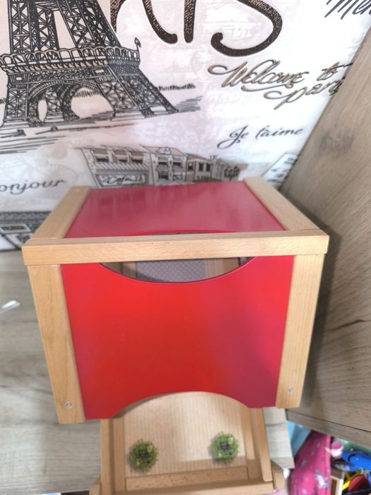 Дървена къща Eichhorn, с допълнително дървени мебели и много кукли