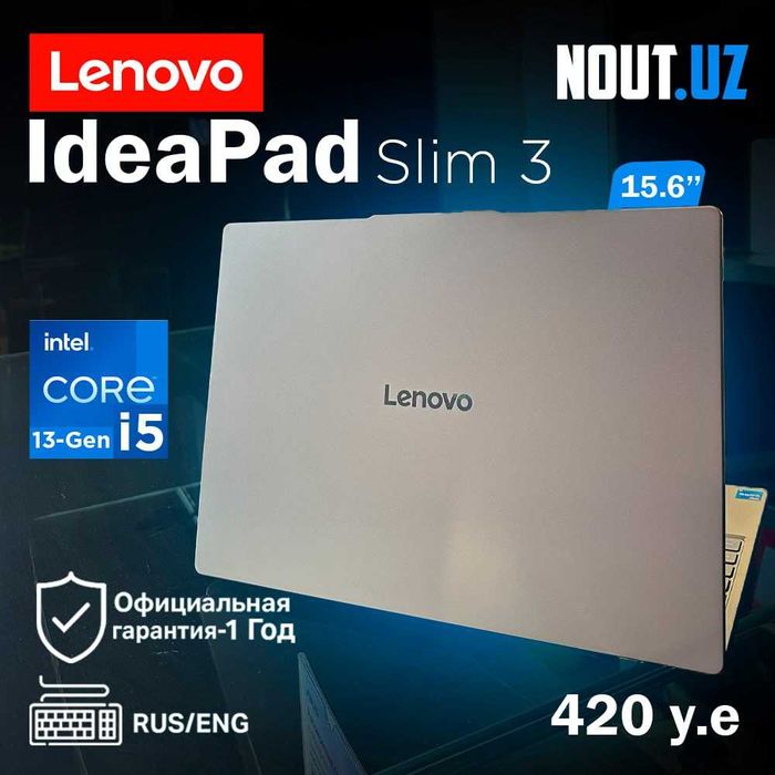Lenovo IdeaPad Slim 3 i5-1335U,8GB,512GB,год Гарантия МагазинNout.uz