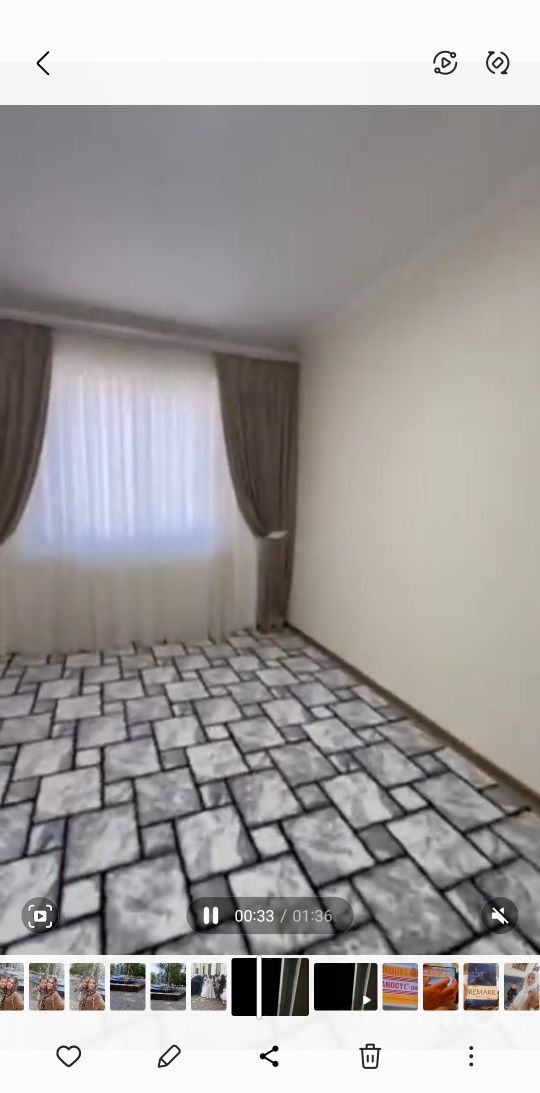 Kvartira ijaraga beriladi 2 xonali yangi dom