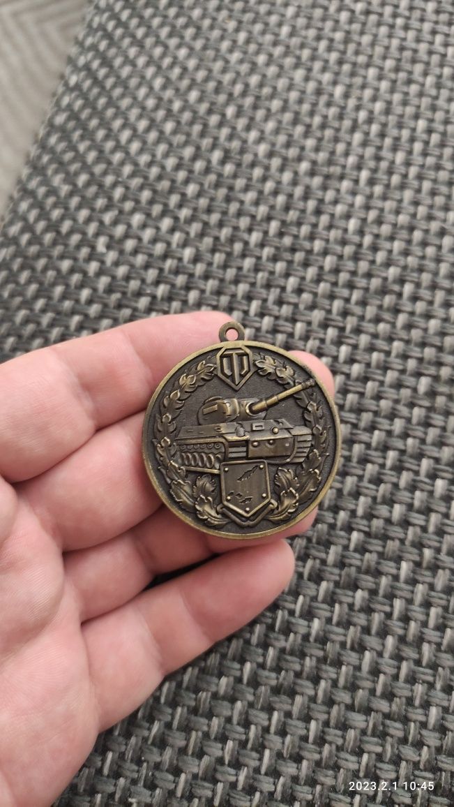 Медаль сувенирная world of tanks