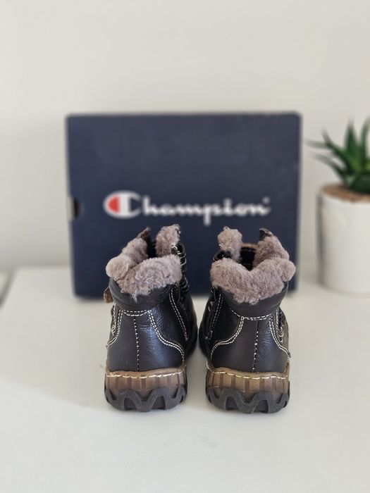 Детки кожени боти Champions 22 размер