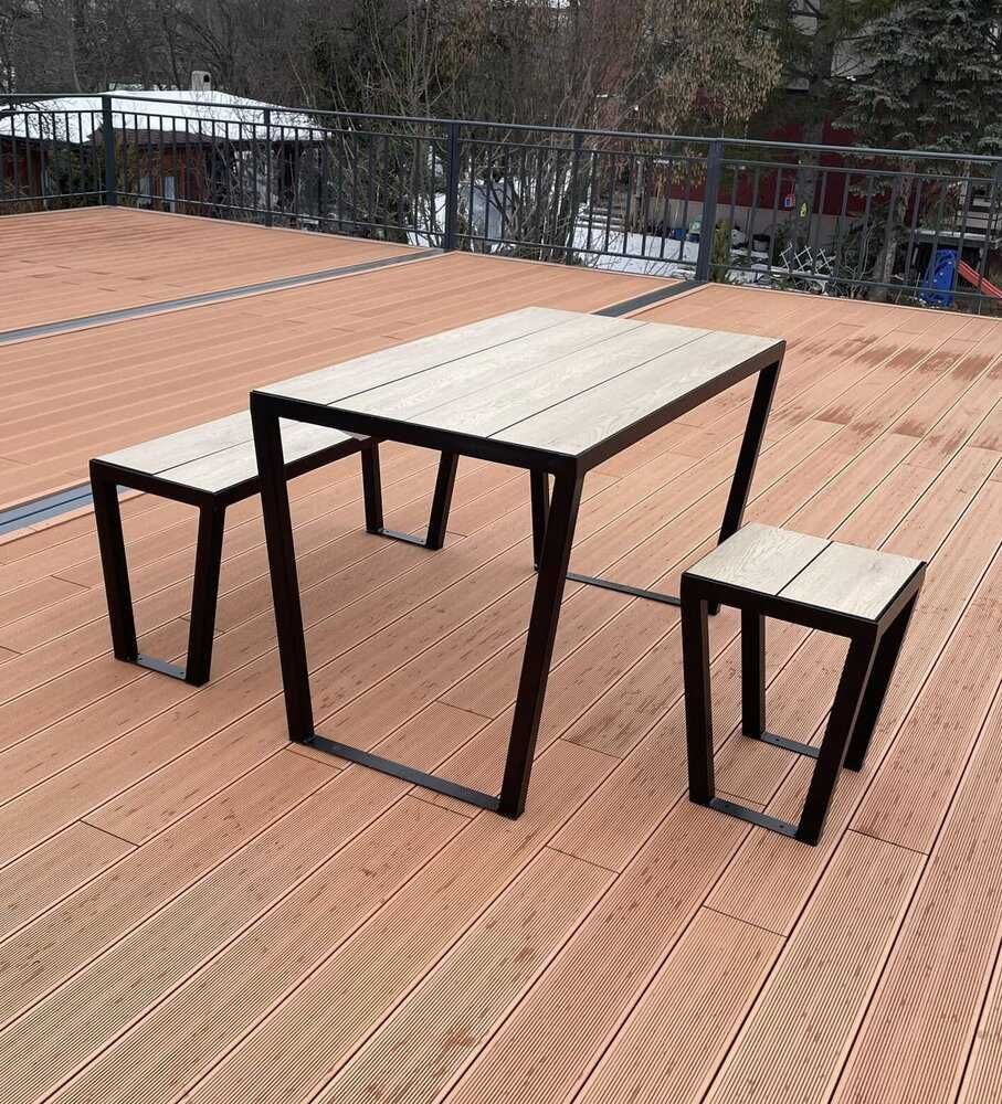 SET - Outdoor - КОМПЛЕКТ Маса 120х70 § 2 бр. Пейки