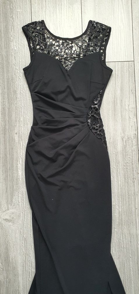 Rochie lunga neagra next marimea 32 xs