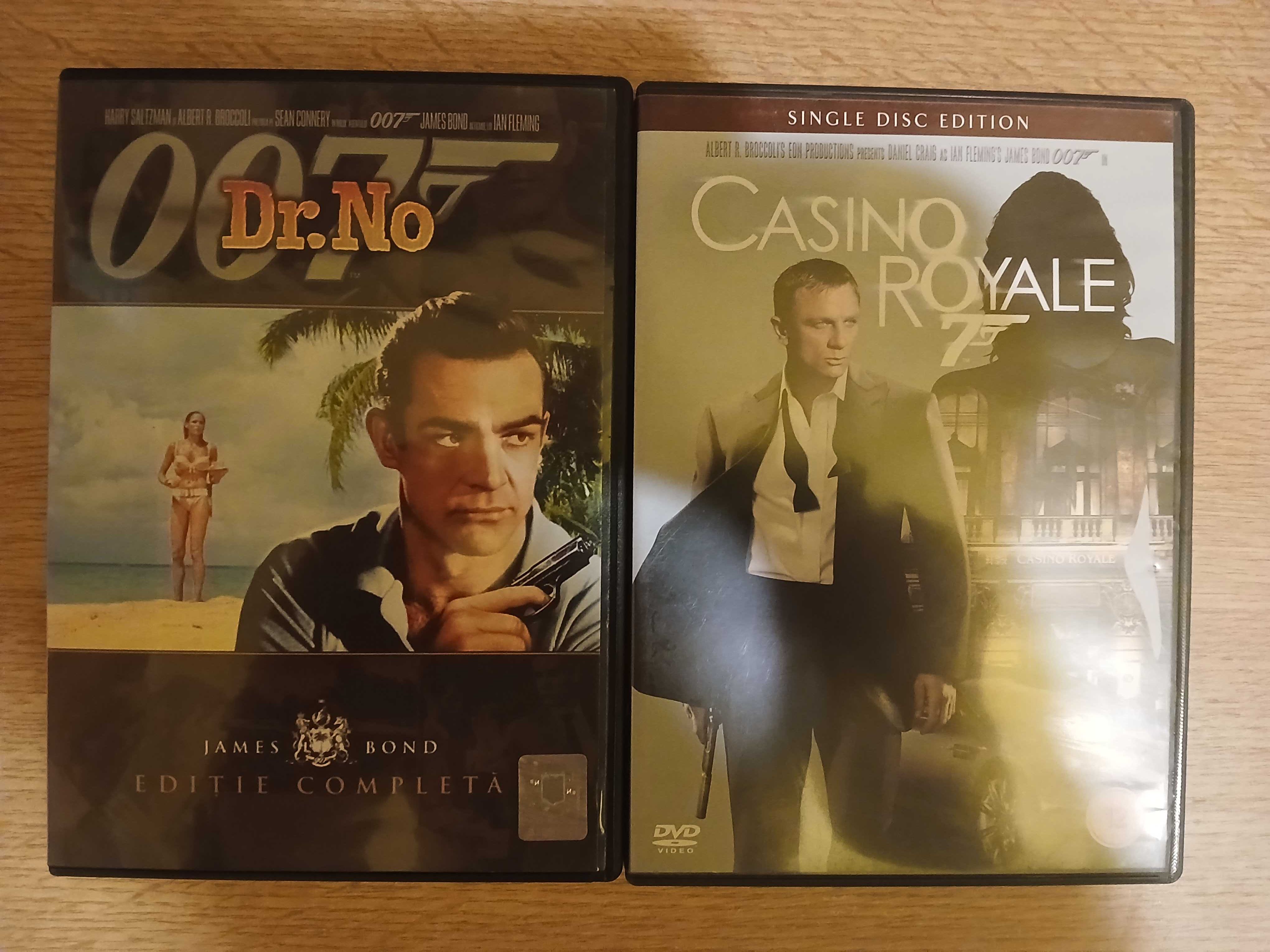 Filmele James Bond pe DVD