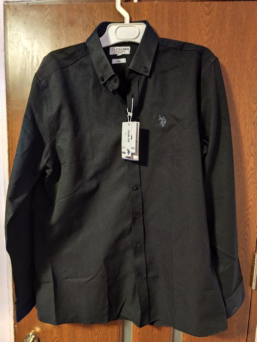 Cămașă bărbătească Polo Assasin XL slim fit nouă, cu etichetă
