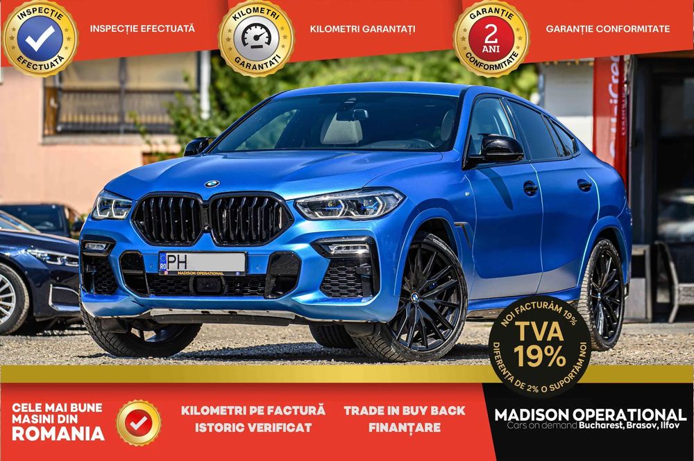 BMW X6 M 54.174e + TVA \ Panoramic \ Laser