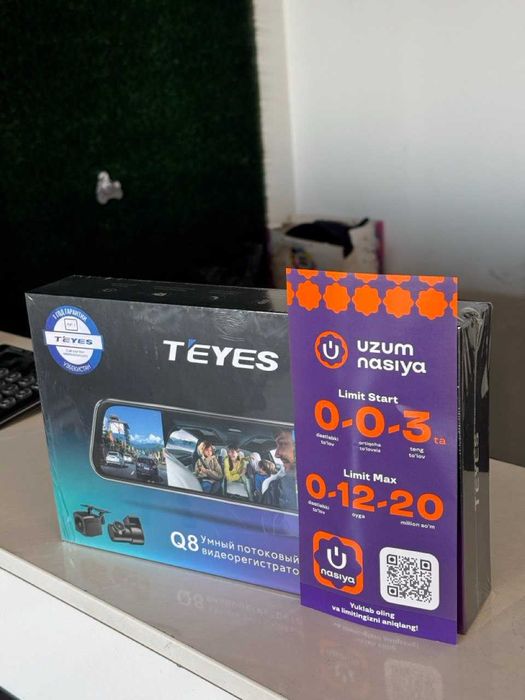 TEYES Q8 2K 1080P 3 в 1 регистратор | Naqd Muddatli to‘lov AutoNovaUZ
